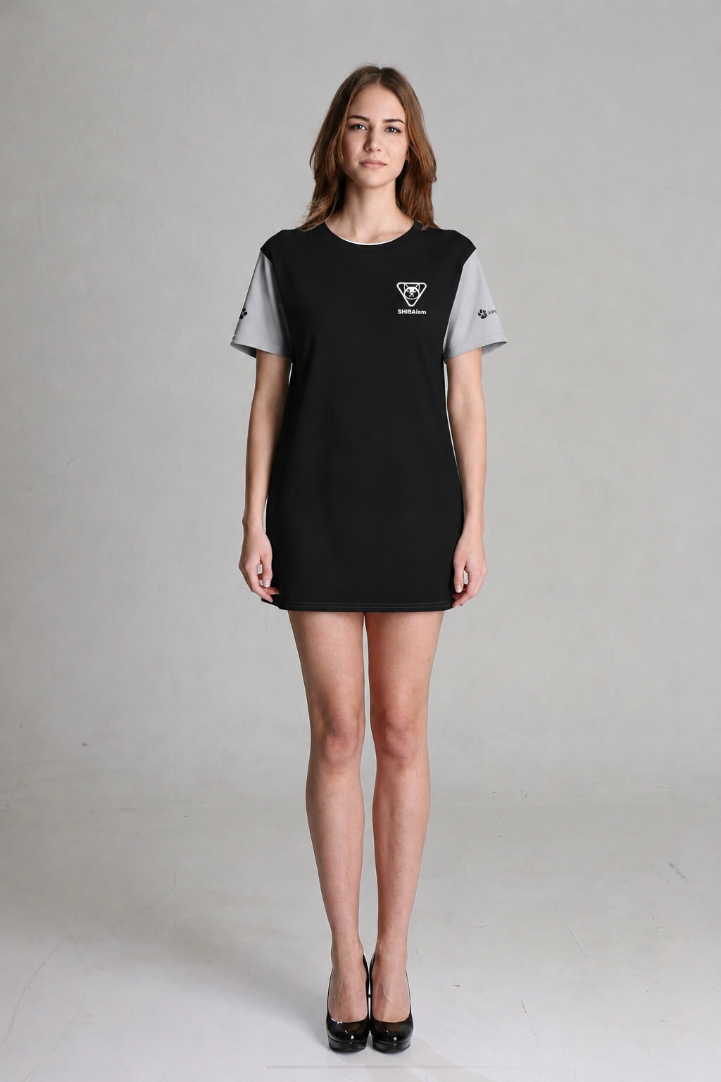 ARMATTI × “Call my Boss” Women’s Cotton Tee Dress | Color-Block